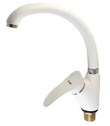 F4101-12 (F41) Змішувач для кухні U гайка Ø40 білий Frap 1/10 Білий