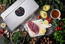 Вакууматор Adler AD 4503 для пакетів,рулонів та контейнерів/130Вт/30см/ел. керування/сірий (AD4503) - мініатюра 6