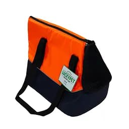 Сумка-переноска Lucky Pet №1 Дарсі, 40х23х34 см, синя з помаранчевим