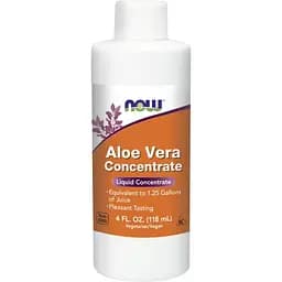 Натуральная добавка NOW Aloe Vera Concentrate, 118 мл