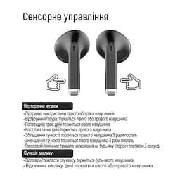 Навушники ColorWay Slim TWS-2 Earbuds Black - мініатюра 12