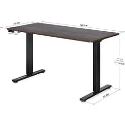 Стіл Mealux Evo-kids PowerDesk Duo Antique (EVO-242 Duo Antique / Black)  - мініатюра 3