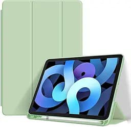 Чохол-книжка BeCover Tri Fold Soft TPU з кріпленням Apple Pencil для Apple iPad Air 11" M2/M3 2024/2025 Green (711402) - мініатюра 2
