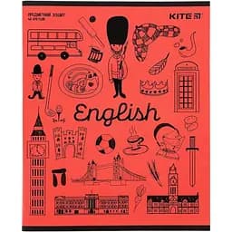 Набор тетрадей Kite Sketch Английский язык предметный 48 листов в линию 8 шт. (K24-240-18)