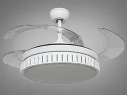 Люстра вентилятор-вентилятор LED Diasha A002, 28W, діаметр 120 см, для дому та офісу - мініатюра 4