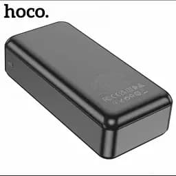 Повербанк чорний зовнішній акумулятор Power bank акумулятор для телефону HOCO J101B Astute 30000mAh - мініатюра 4