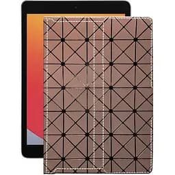 Чохол StatusCASE з екошкіри для планшету Apple iPad 7 10.2 (2019) Коричневий ромб