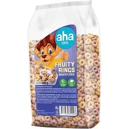 Завтрак сухой Aha Fruity Rings фруктовые кольца 400 г (987473)