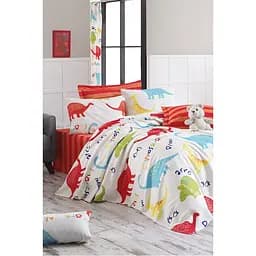 Покривало піке вафельне Eponj Home Dinazorus beyaz, 235х200 см, різнокольорове (svt-2000022297554)