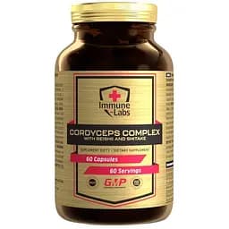 Екстракт кордицепса, шиїтаке, рейші Immune Labs Cordyceps Complex, 60 капсул для підтримки імунної системи