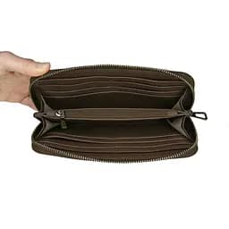 Шкіряне портмоне Grande Pelle 20х10.5 см acs0029299 - мініатюра 2