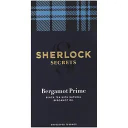 Уцінка. Чай чорний Sherlock Secrets Bergamot Prime 44 г (22 шт x 2 г)  - мініатюра 2