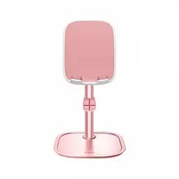 Настільний тримач для телефона Baseus Literary Youth Desktop Bracket (+Wireless Charging) Rose gold SUWY-D0R - мініатюра 3