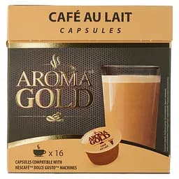 Кава в капсулах Aroma Gold Cafe Au Lait 160 г