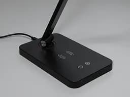 Настільна лампа LED Diasha A855BK wireless charge, 5W, чорний, сенсорна, регульована висота для робочого столу - мініатюра 4