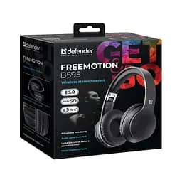 Навушники Defender FreeMotion B595 Bluetooth Black (63595) - мініатюра 6