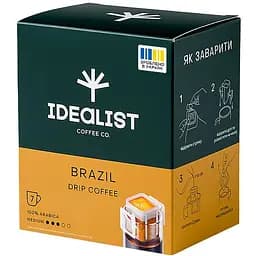 Дріп кава Idealist Coffee & Co. Brazil 84 г (7 шт. х 12 г)