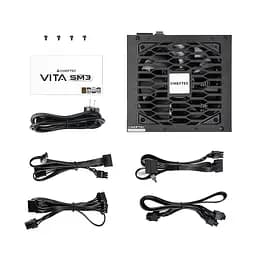 Chieftec Блок живлення Vita SM3 (750W), >85%, 80+ Bronze, 120мм, 1xMB 24pin(20+4), 2xCPU 8pin(4+4), 3xMolex, 6xSATA, 4xPCIe 8pin(6+2), 1xP - мініатюра 8