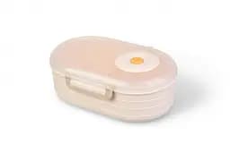 Ланч-бокс пластиковый на 2 секции Laprida белый 1000 мл (64-21-212)