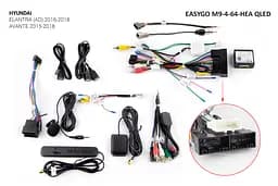 Штатна автомагнітола EasyGo M9-4-64-HEA QLED Hyundai Elantra (AD) 2016-2018, Avante 2015-2018 - мініатюра 2