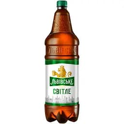 Пиво Львівське світле 4.3% 1.8 л 