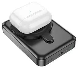 Акумулятор зовнішній Hoco Q11 Expressar бездротова зарядка Apple Watch та Magsafe чорний - мініатюра 8