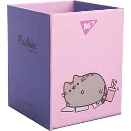 Стакан для письменных принадлежностей Yes Pusheen картон розовый (708333)