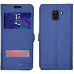 Чохол-книга Momax оригінальний для Samsung J600 J6 2018 синя