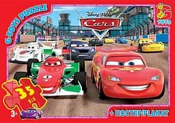 Пазлы G-Toys Тачки, 35 элементов, Z10215