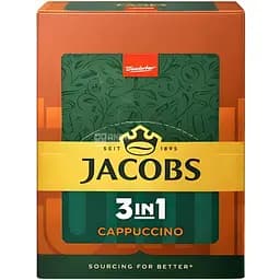 Напій кавовий Jacobs Cappuccino 3 в 1, 12.5 г х 24 шт.
