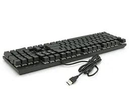 Клавиатура механическая игровая с подсветкой iMICE Model GK-600 USB Wired Type-C, Eng/Укр/Рус, Black - мініатюра 4