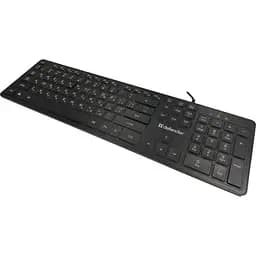 Клавіатура Defender Balance LQ LED USB UA Black (450790) - мініатюра 3