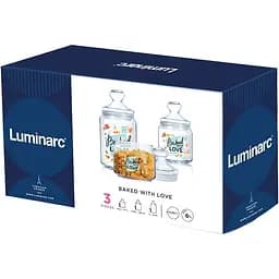 Набір банок Luminarc Club Baked With Love 3 шт. (V6758) - мініатюра 2