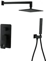 Душевая система Asignatura Unique черная (85507902)