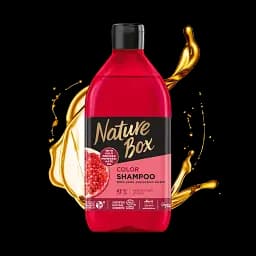 Шампунь Nature Box для фарбованого волосся з гранатовою олією холодного віджиму 385 мл - мініатюра 2