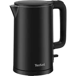 Електрочайник Tefal Thermo Protect 1.5 л пластик нержавіюча сталь чорний (KO1408E0)