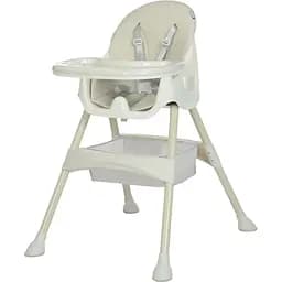 Стільчик для годування Bambi M 4136-2 Ice Gray сірий (23660)