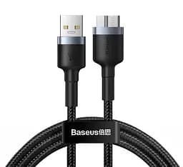 Кабель Baseus Cafule USB 3.0 to Micro-B 2A 1m Black (CADKLF-D0G)
