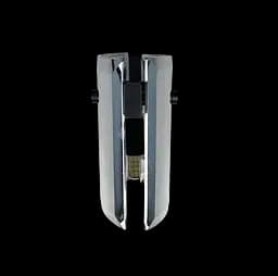 Бра в чорному каркасі та з чорними пластинами Line.F H 69B/1W BK+GR