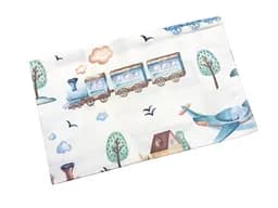 Пеленка фланель Moontime "Поезд"