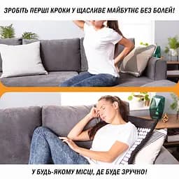 Масажний килимок з подушкою (аплікатор Кузнєцова) Чорний з білим EasyFit fit0024922 - мініатюра 3