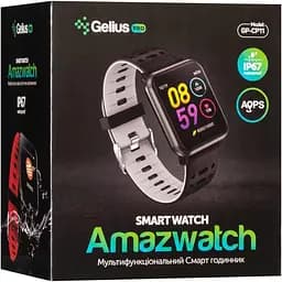 Смарт-годинник Smart Watch Gelius Pro GP-CP11 (AMAZWATCH) Black/Grey - мініатюра 7