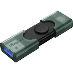 Флеш-накопичувач Kingston USB Накопичувач 128GB USB 3.2 Type-A + Type-C DT DuoG2 (DTDEG2/128GB)