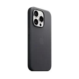 Чехол для Apple iPhone 15 Pro Max, FineWoven Case with MagSafe, черный, защитная накладка из материала FineWoven, противоударный, для iPhone, защита всего корпуса, поддержка беспроводной зарядки и MagSafe, (ARM71987) - мініатюра 2