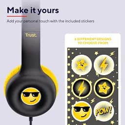 Навушники Trust Nouna Headphones mini-jack Mic чорні - мініатюра 6