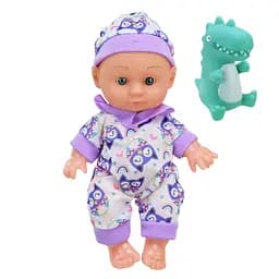 Дитяча Лялька-Пупс "Cute baby" HX623-5/7 з іграшкою Фіолетовий