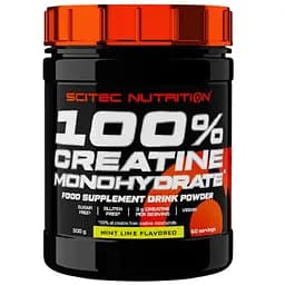 Креатин Scitec Nutrition 100% Creatine Monohydrate 300 г mint-lime
