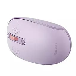Миша бездротова Baseus F01B Tri-Mode Bluetooth + 2.4G (B01055503833) Purple - мініатюра 5
