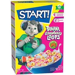 Кольца Start со вкусом клубники и банана 250 г (859889)
