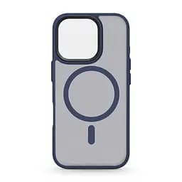 Чехол для Apple iPhone 16 Pro, Uniq MagCase, синий, противоударный, панель-накладка с магсейф, ударопрочный TPU+PC, с магнитом MagSafe, поддержка полноценной беспроводной зарядки, ArmorStandart (ARM79507)